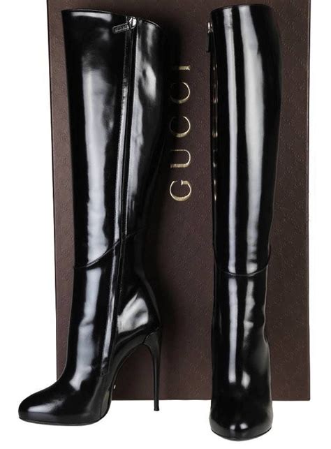 gucci boots knee|high heel Gucci boots women.